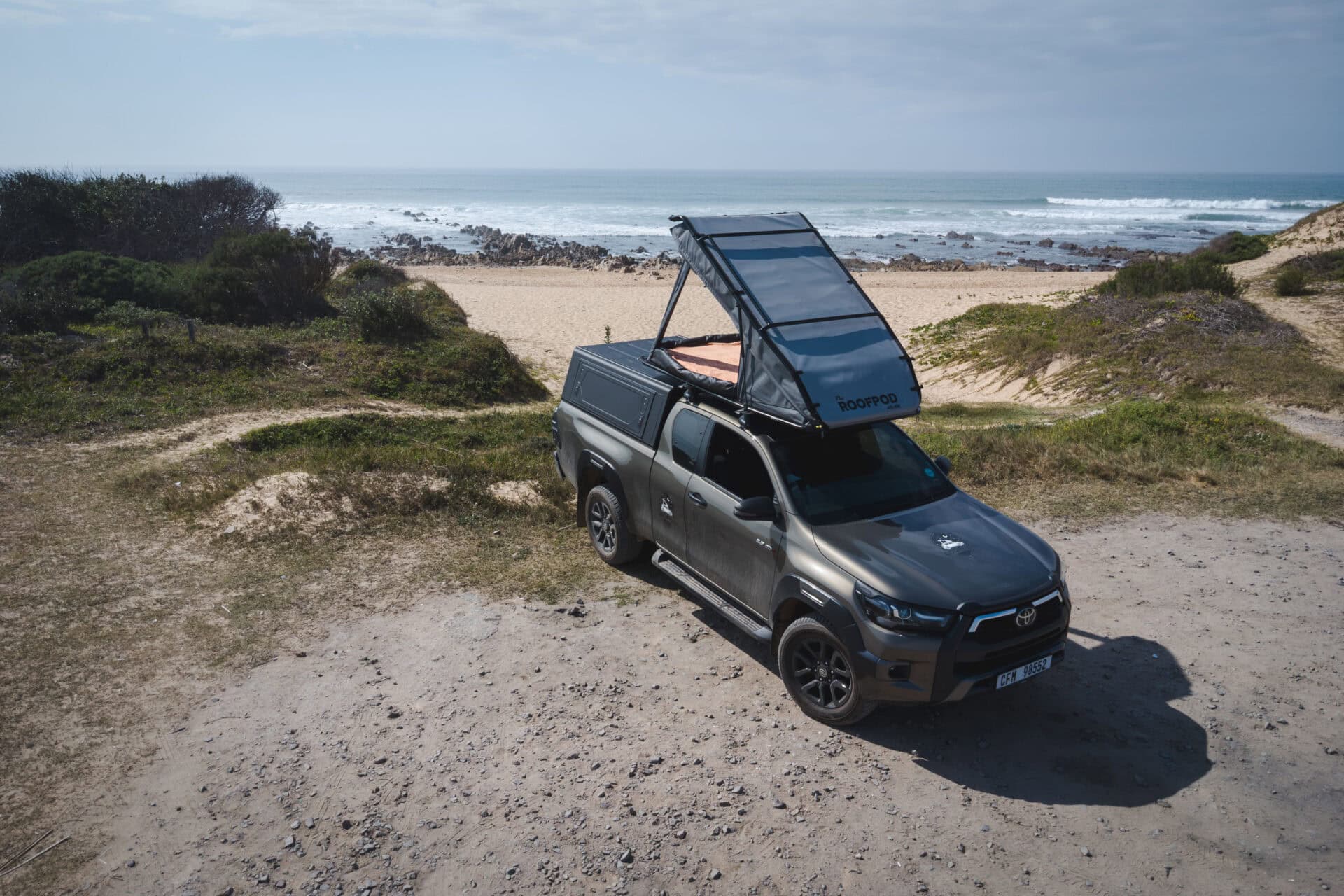 Top view cozipod fully open